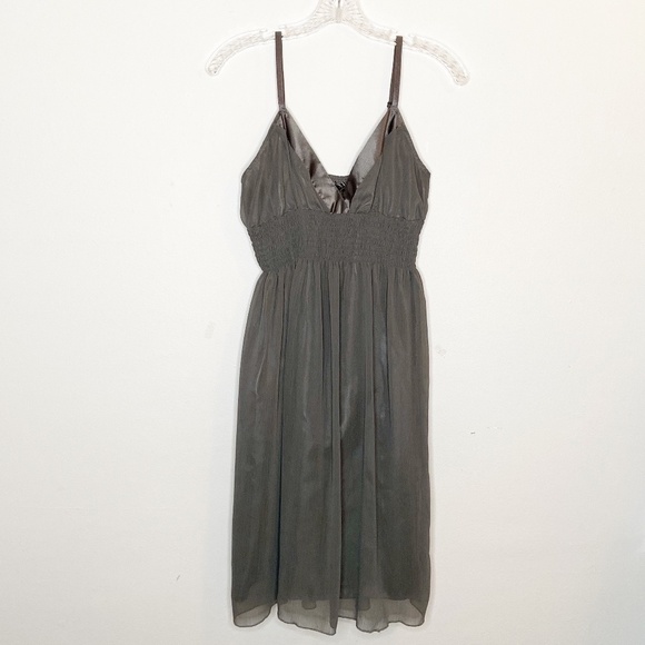 FOREVER 21 | Gray Strappy dress size Small Y2K - Picture 1 of 6